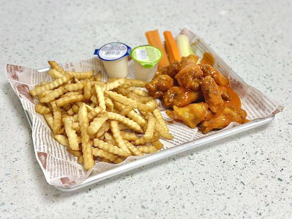 10 Pcs Wing With Fries