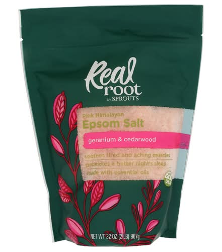 Real Root Pink Himalayan Epsom Salt