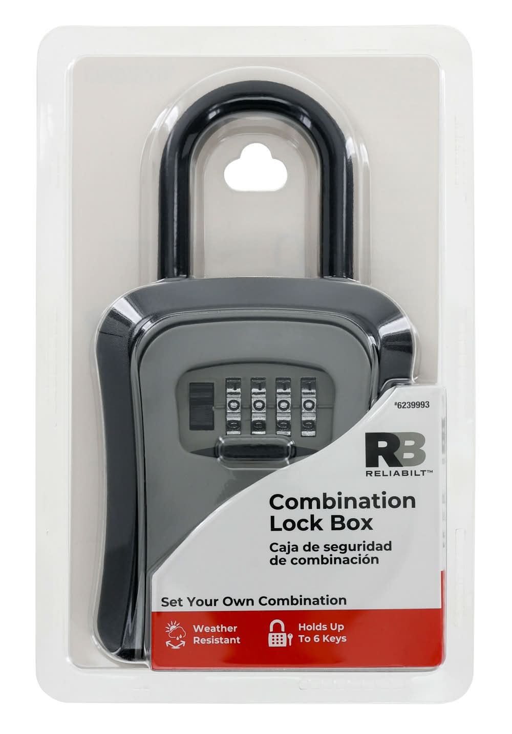 RELIABILT Door Knob Combination Lock Box