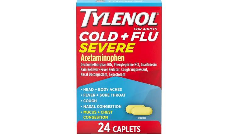 Tylenol Cold & Flu Severe with Aceptaminiphen