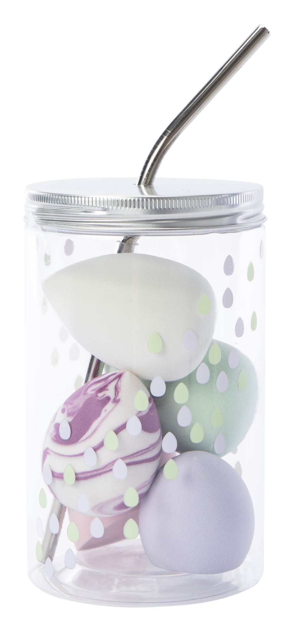 Makeup Blender Sponge Set With Tumbler 5-Count