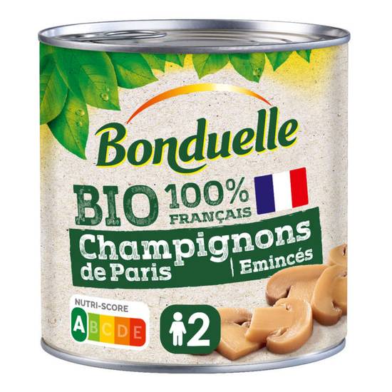 Bio - Champignons de Paris émincés - Biologique