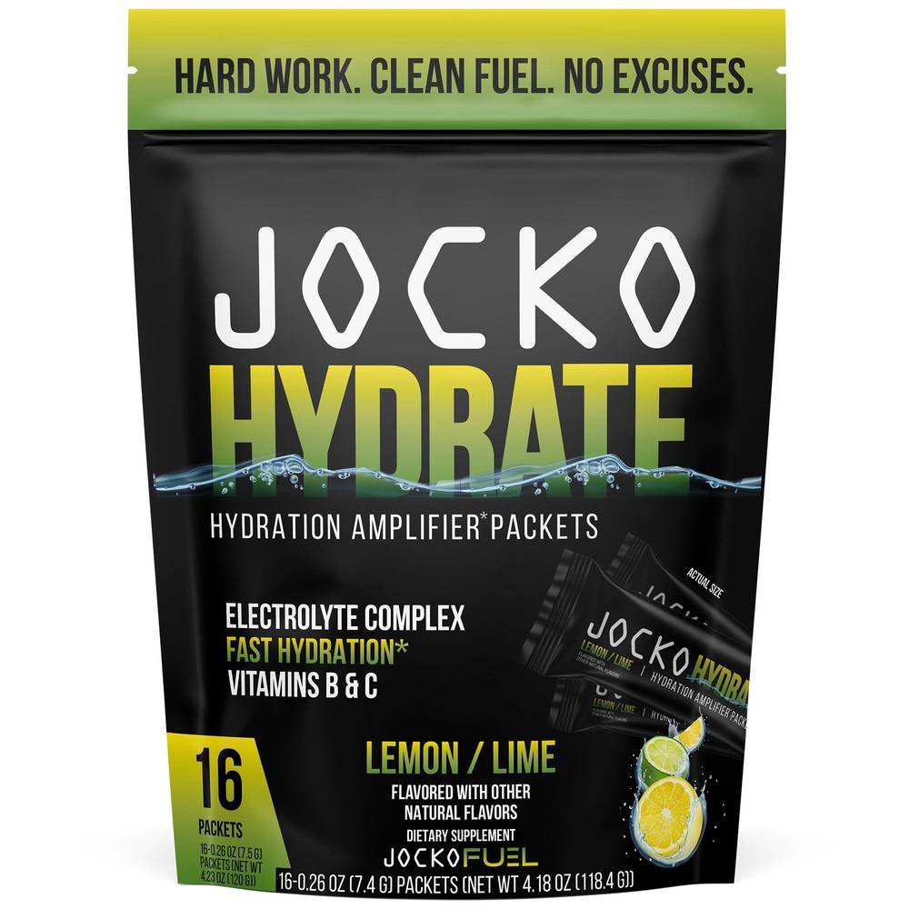 Jocko Fuel Hydration Amplifier Packets (4.18 oz) (lemon lime)