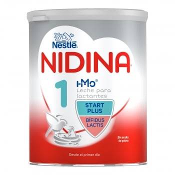 Leche infantil para lactantes en polvo Nestlé Nidina 1 lata 800 g.