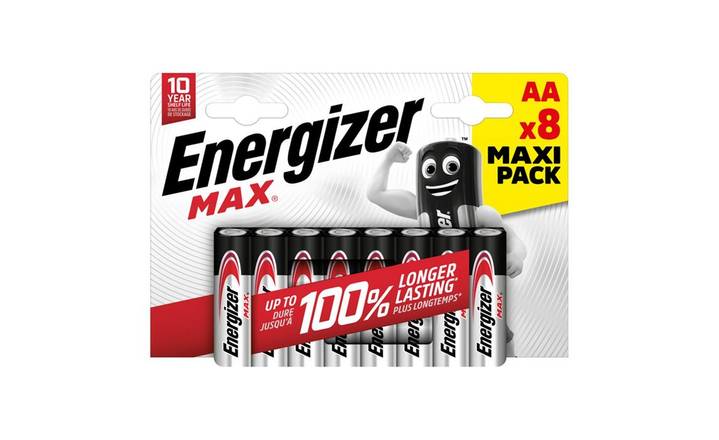 Energizer Max Alkaline AA 8 pack (398570)
