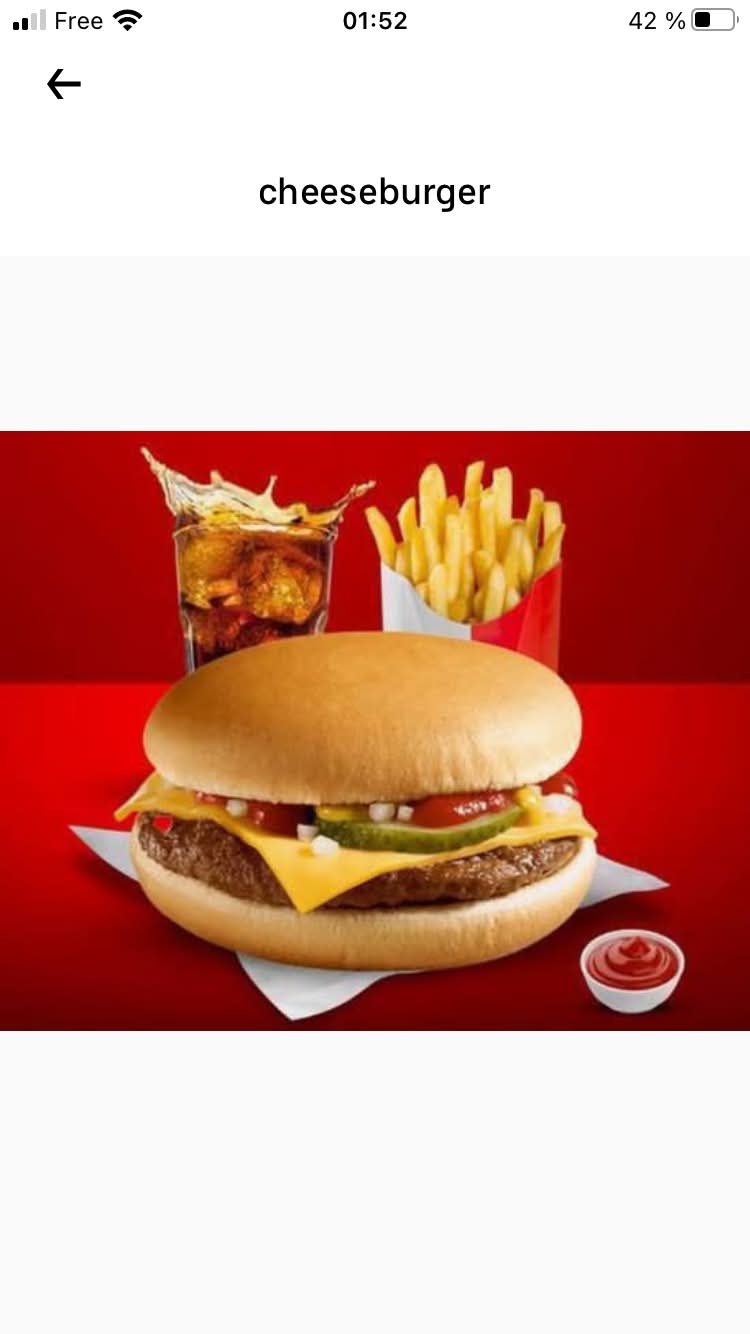 Cheese burger