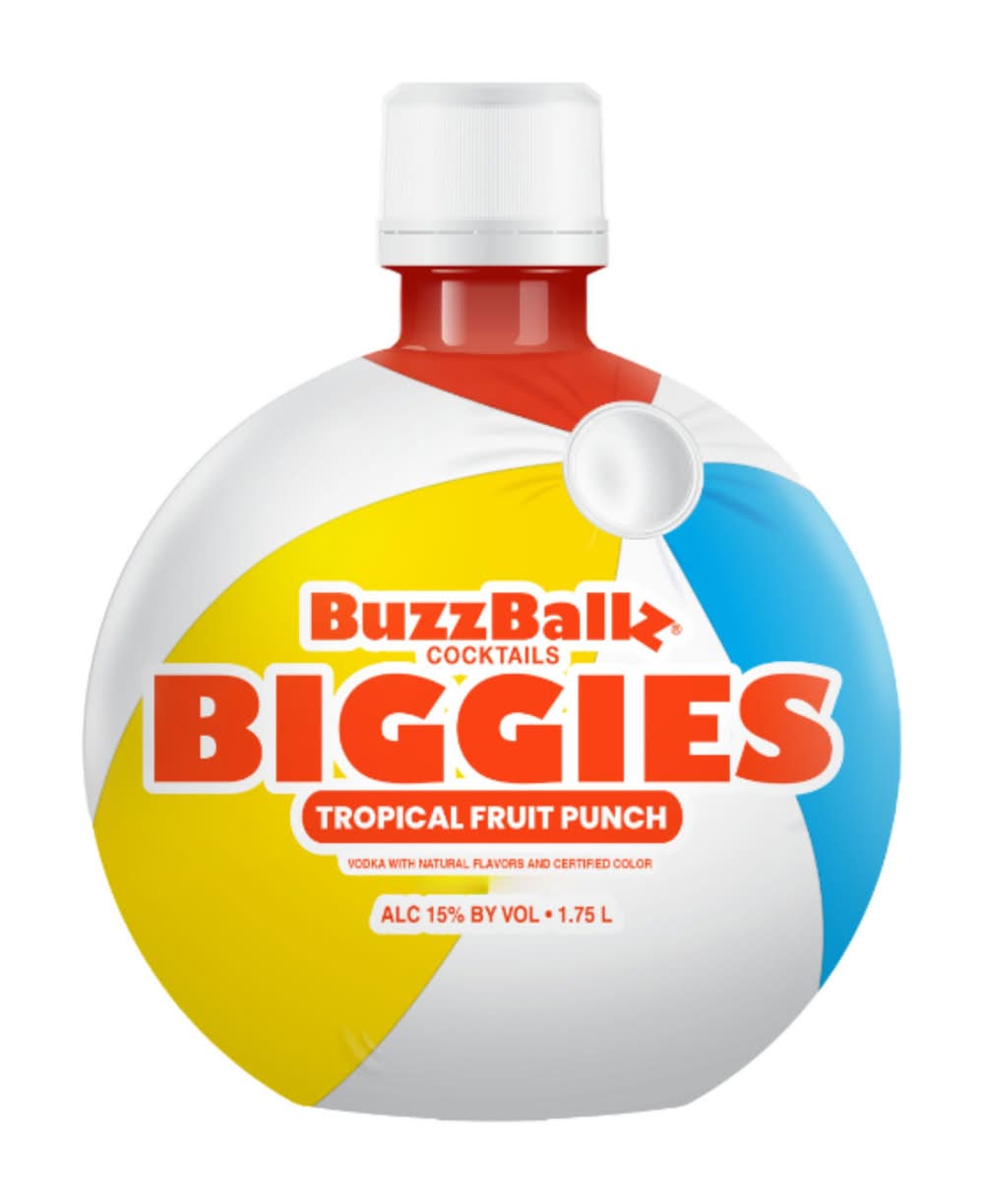BuzzBallz Biggies Cocktail, Tropical Fruit Punch (1.75 L)