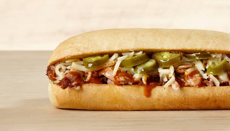 6" Triple Nashville Hot Pulled Pork (552cal)