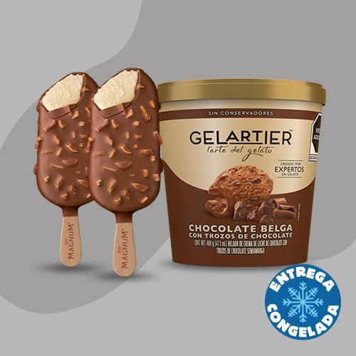 Gelartier + 2 Magnum Almendras