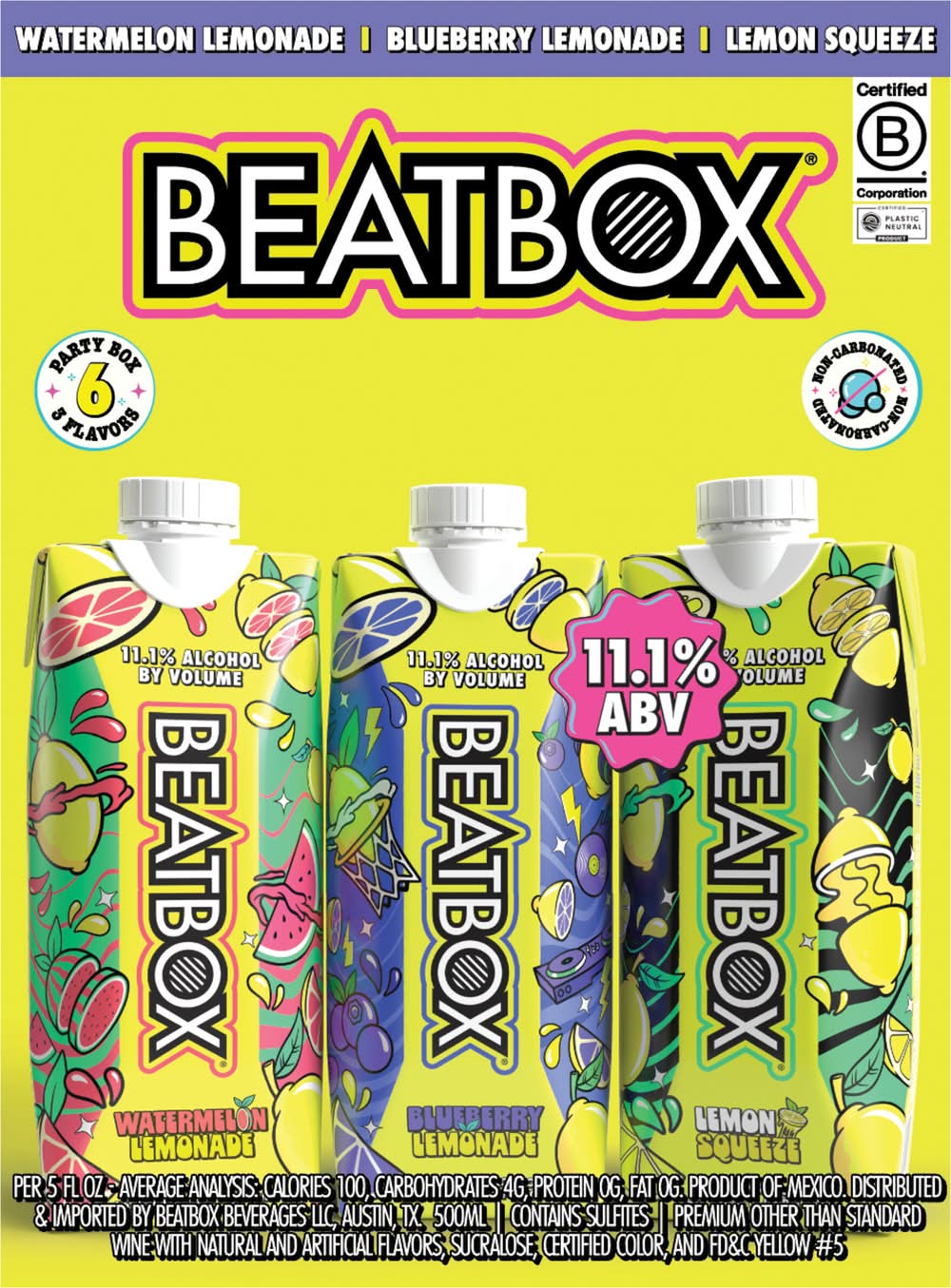vape alcohol flavors Safeway - BeatBox Lemonade Variety pack, Assorted (6 x 16.9 fl oz) - Delivery in Under an Hour Kalibloom x Packwoods HHC Style_Inhale Activated FLAVOURS:BLACK CURRANT