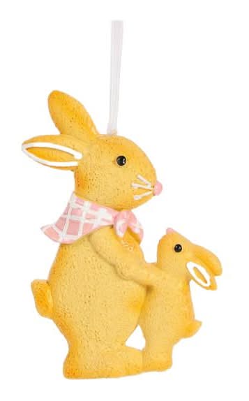 Pascua Conejos Decorativos10 X 6.5 X 0.7cm 1 Pz