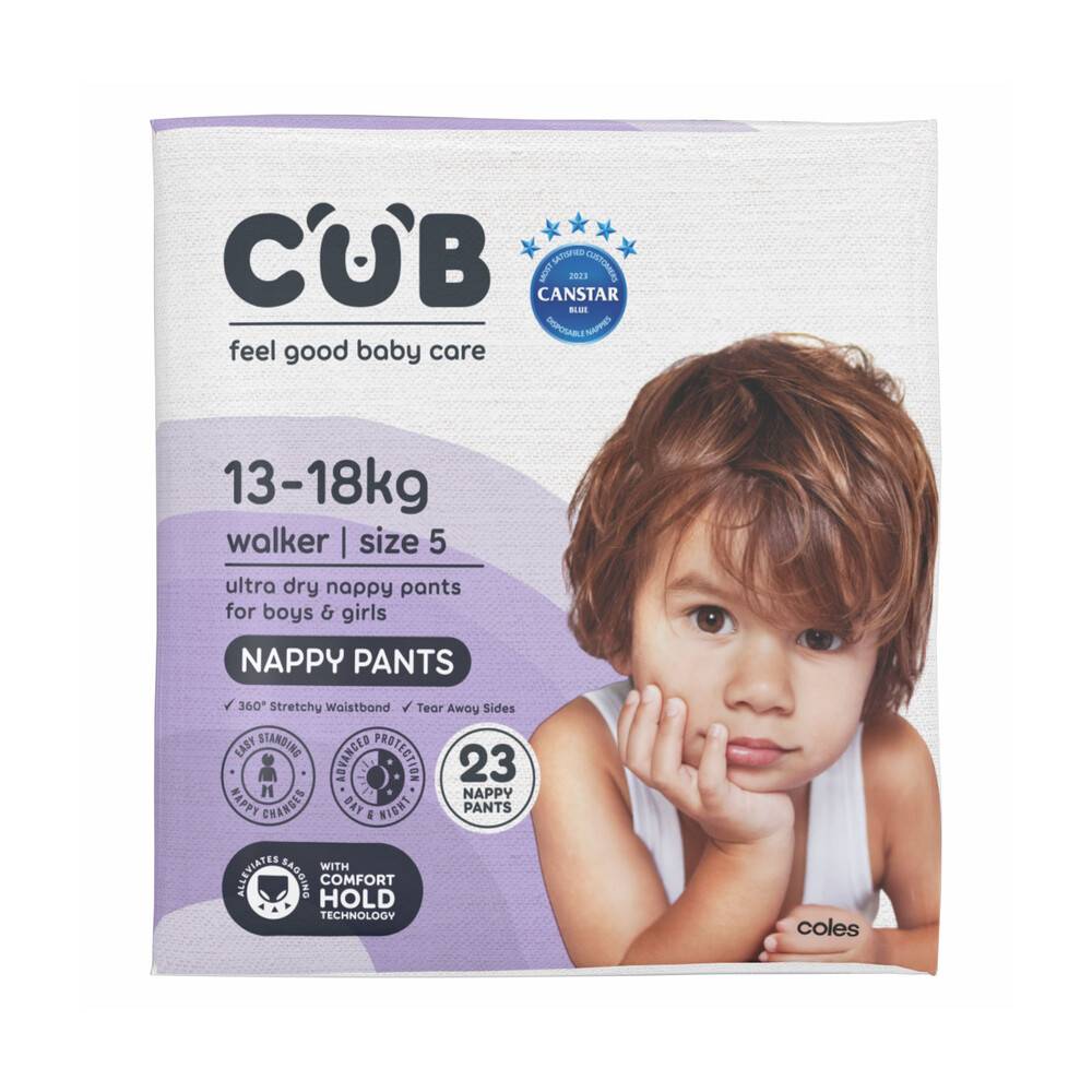 Cub Walker Nappy Pants Size 5 23 pack