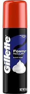 Gillette Foamy Regular Shave Foam, 2 oz. (00047400145009)