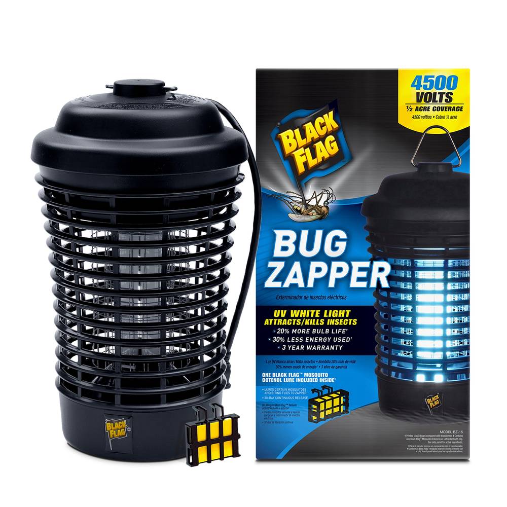 BLACK FLAG 15-Watt Bug Zapper Outdoor Insect Trap | BZ15