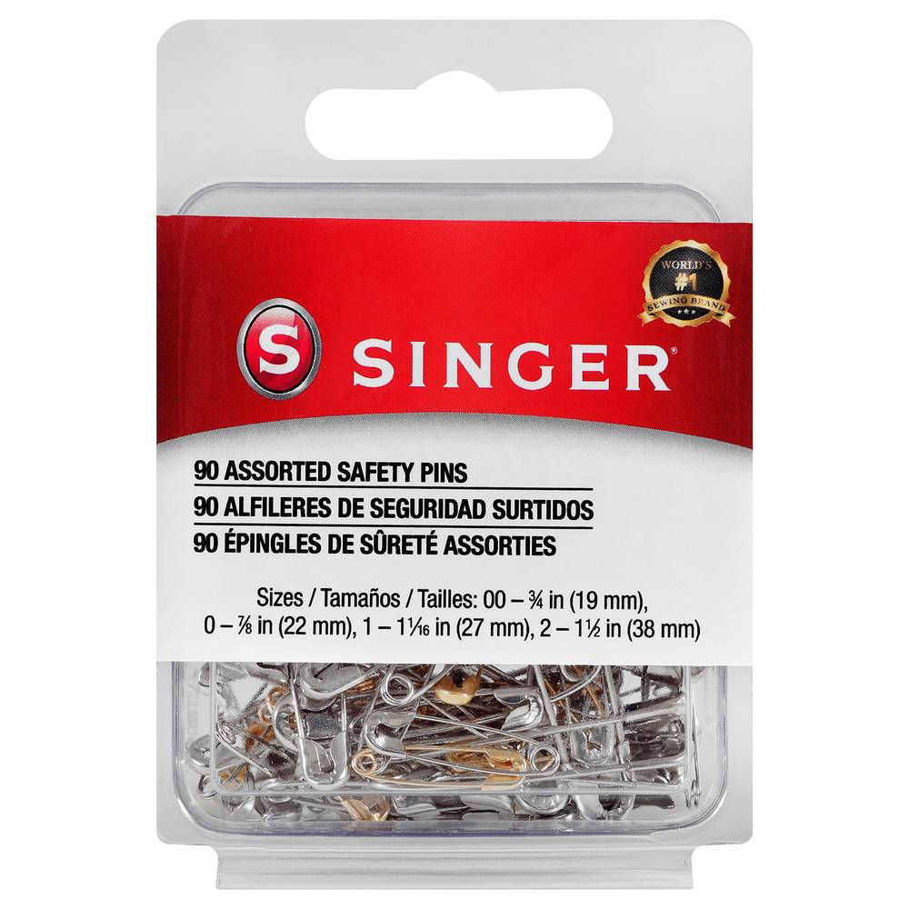 Singer Assorted Safety Pins (90 ct) (1.6 oz)