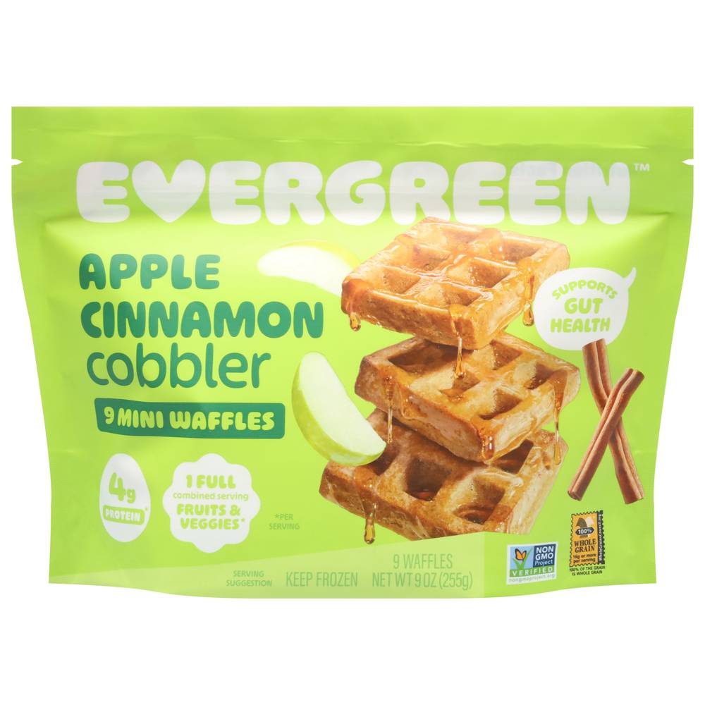 Evergreen Mini Waffles (Apple-Cinnamon)