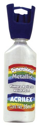 Acrilex · Pintura de relieve acrilex metallic 35 ml (35 g)