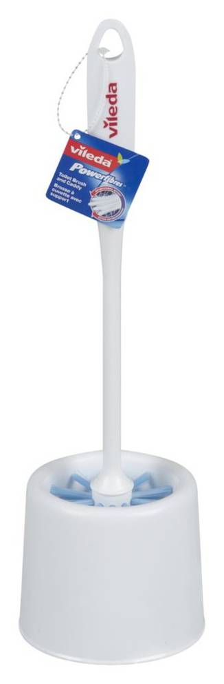 Vileda brosse à cuvettes powerfibres avec support (1 un) - powerfibres toilet brush (1 ea)