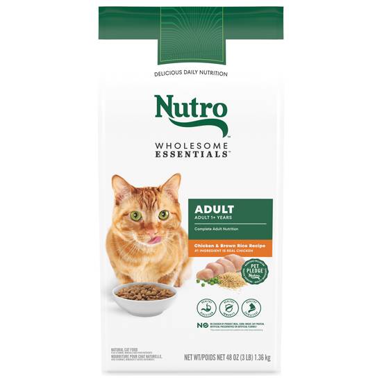 Nutro Wholesome Essentials Adult Cat Food (3 lbs)