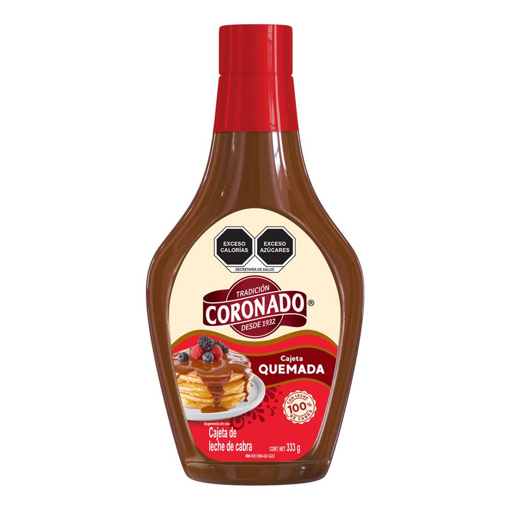 Coronado · Cajeta quemada tradicional de leche de cabra (333 g)