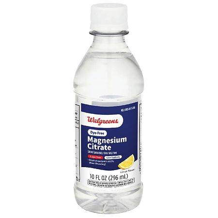 Walgreens Magnesium Citrate Lemon