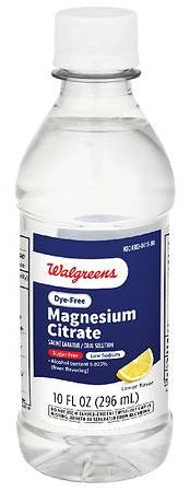 Walgreens Magnesium Citrate Lemon (10 fl oz)