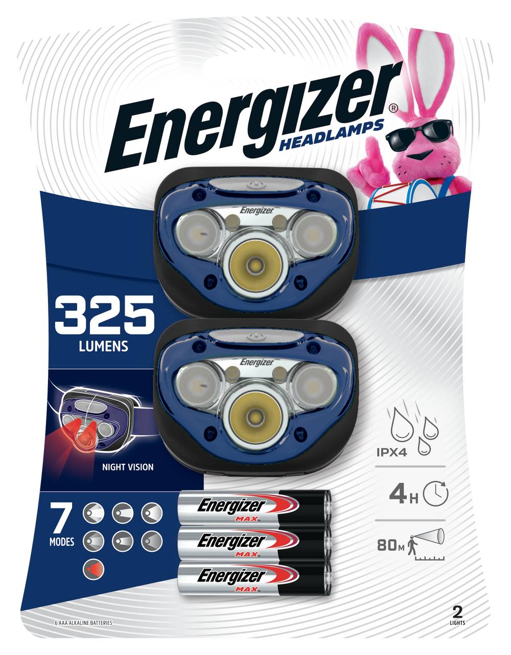 Energizer Lightweight Led Headlamp Batteries Included