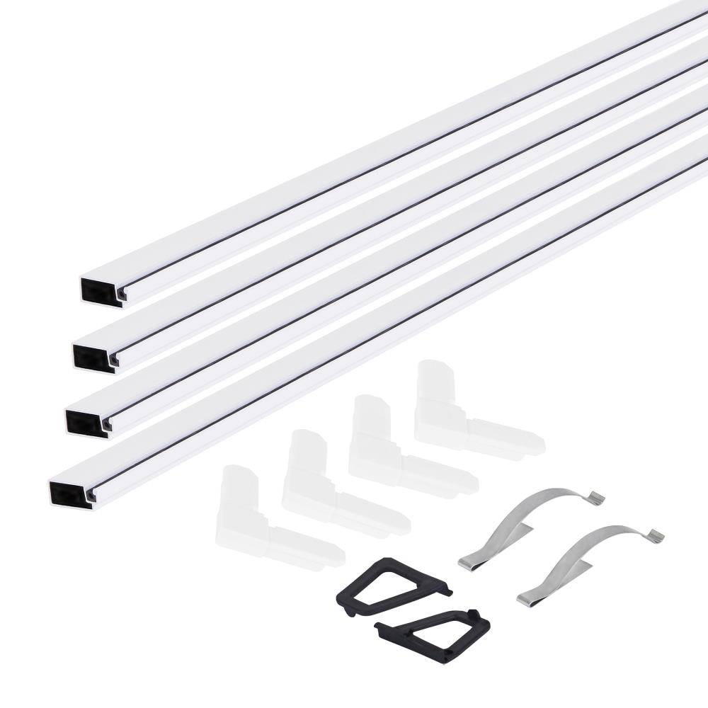 M-D 5/16-in x 5-ft White Aluminum Replacement screen kit | 14102
