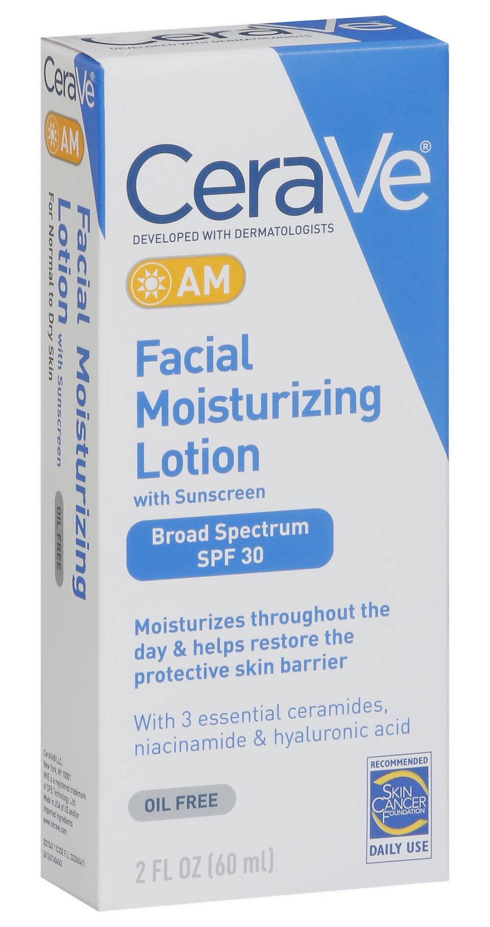 CeraVe Am Face Moisturizer With Sunscreen Spf 30 (2 oz)