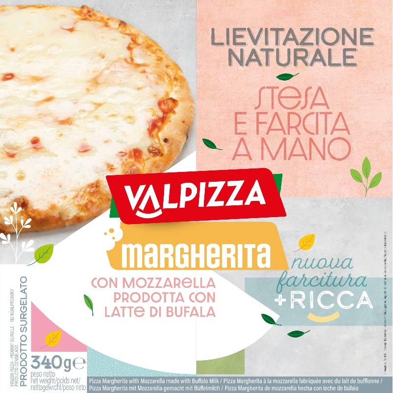 義大利VALPIZZA圓形水牛莫札瑞拉起司披薩 <340g克 x 1 x 1BOX盒> @15#8019177000951