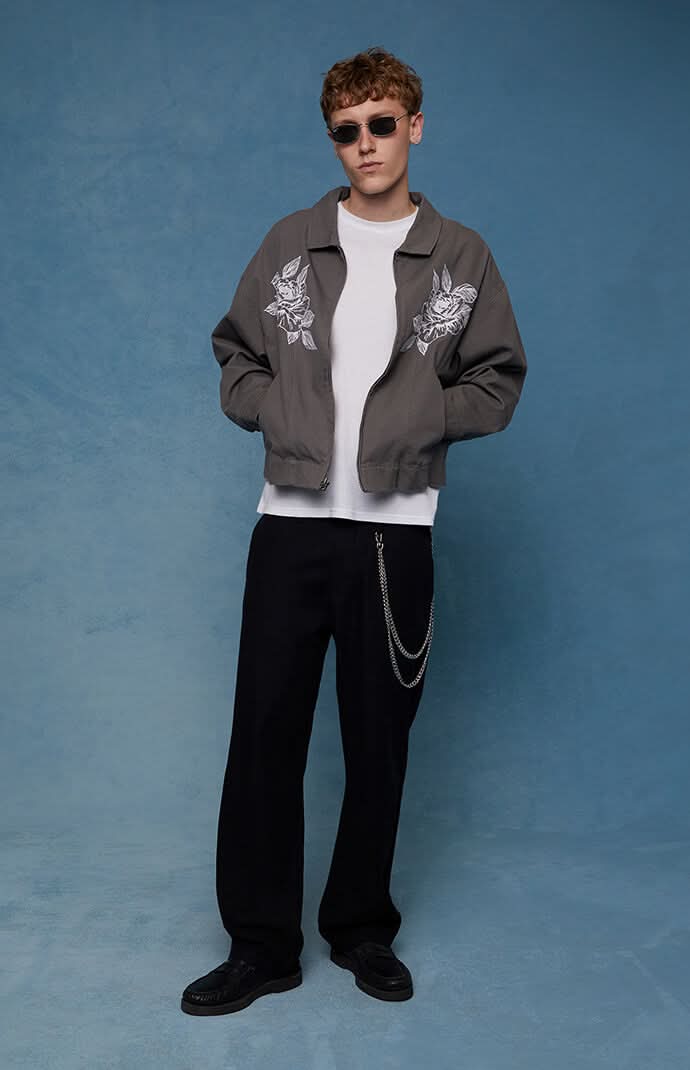 Men's Straight Leg Linen Pants Black 30