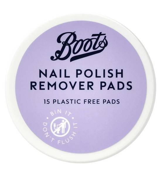 Boots Nail Polish Remover Pads 15