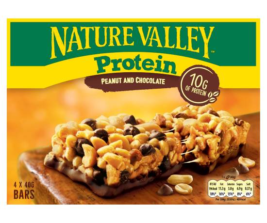 Nature Valley Peanut-Chocolate, Protein Bars (4 x 40g)