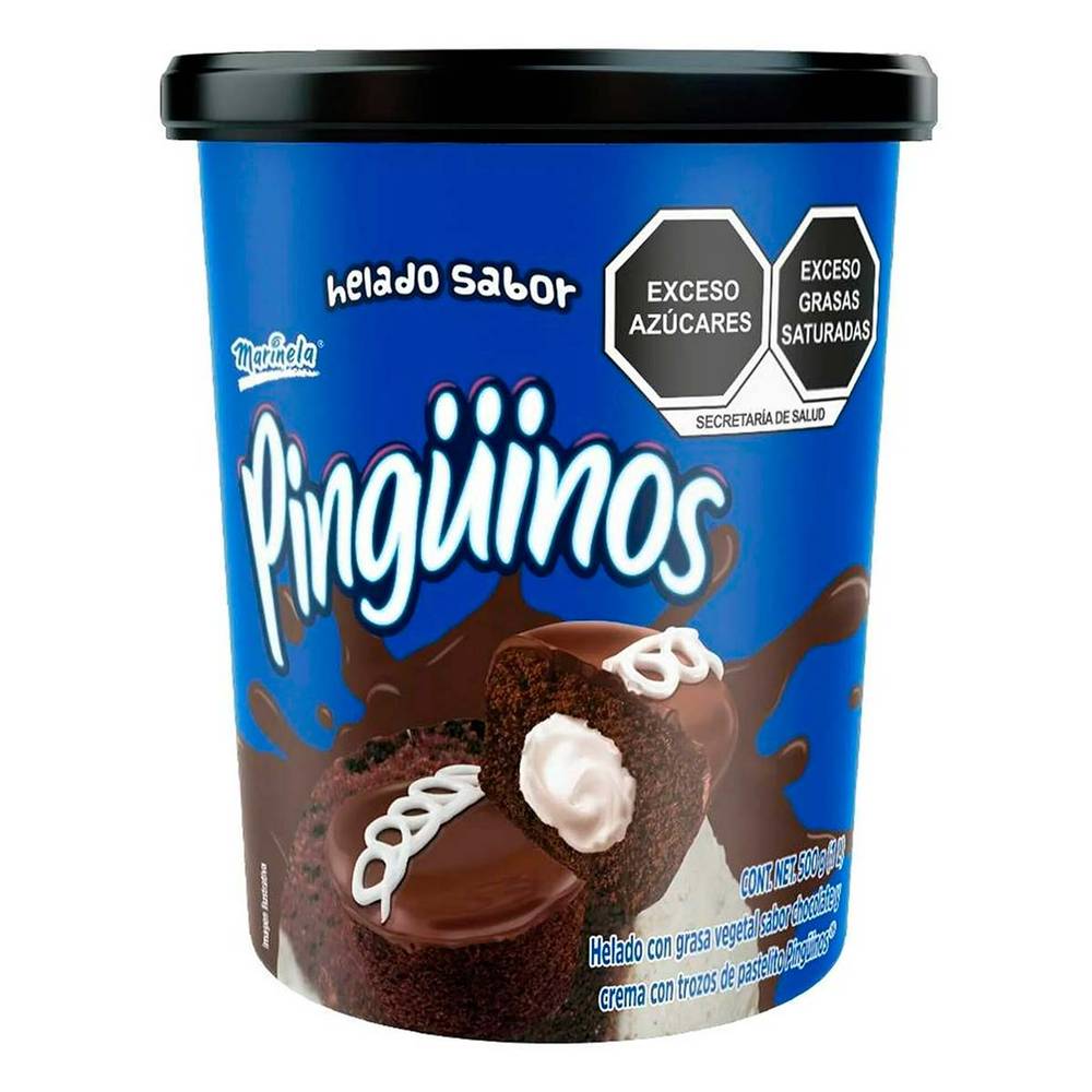 Marinela · Helado, pingüinos (1 L)