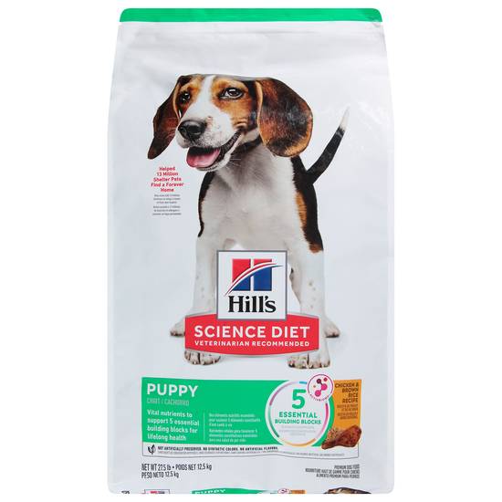 Hill's Science Diet Puppy Premium Recipe Dog Food (brown rice & chicken)