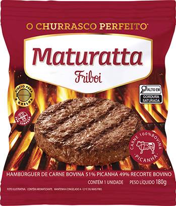 Friboi · Hambúrguer de carne bovina picanha maturatta congelado (180 g)