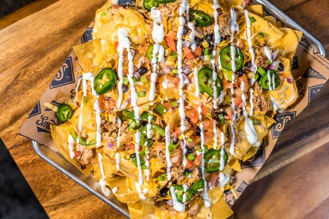 Half Tray Smoked Nachos