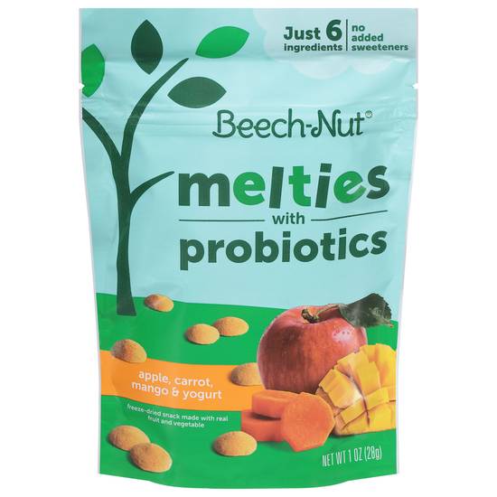 Beech-Nut Apple Carrot Mango & Yogurt Melties With Probiotics