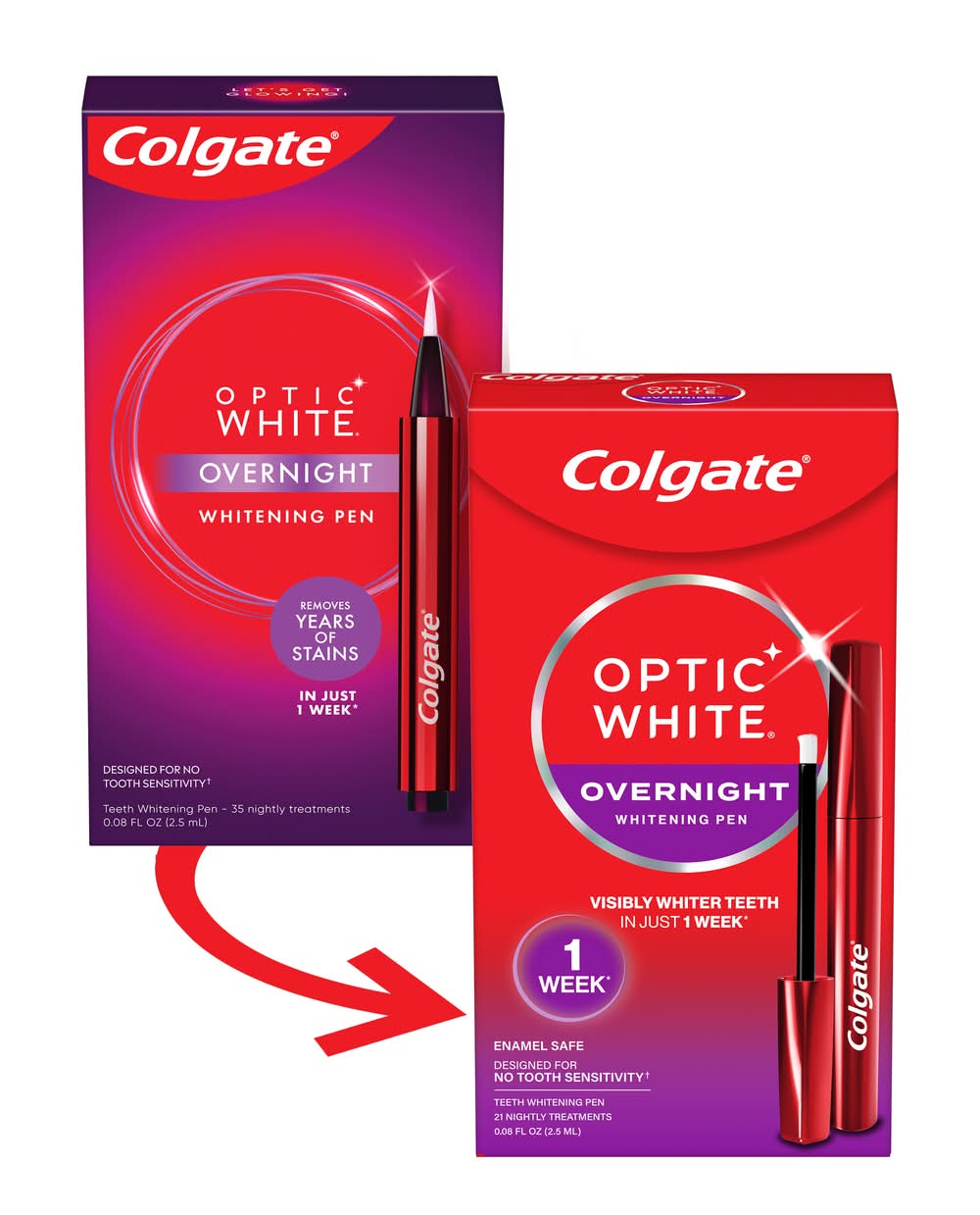 Colgate Optic White Overnight Teeth Whitening Pen (0.08 oz)