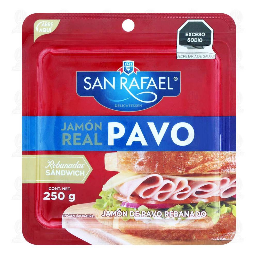 San Rafael · Jamón real de pavo (250 g)