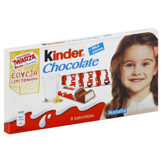 Kinder Milk Chocolate Bars (8 x 044 oz)
