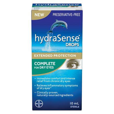Hydrasense Preservative Free Eye Drops For Dry Eye Relief
