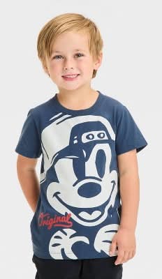 Toddler Boys' Disney Mickey Mouse T-Shirt - Blue 5T