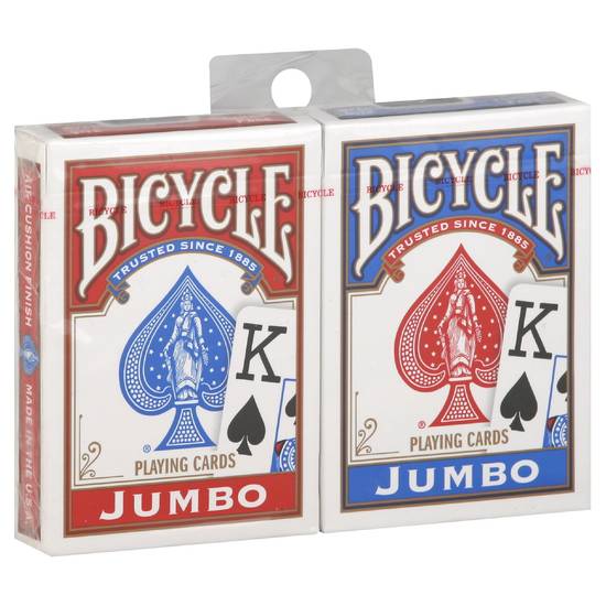 Bicycle Playing Card Decks Jumbo Face Standard Size (2 ct)