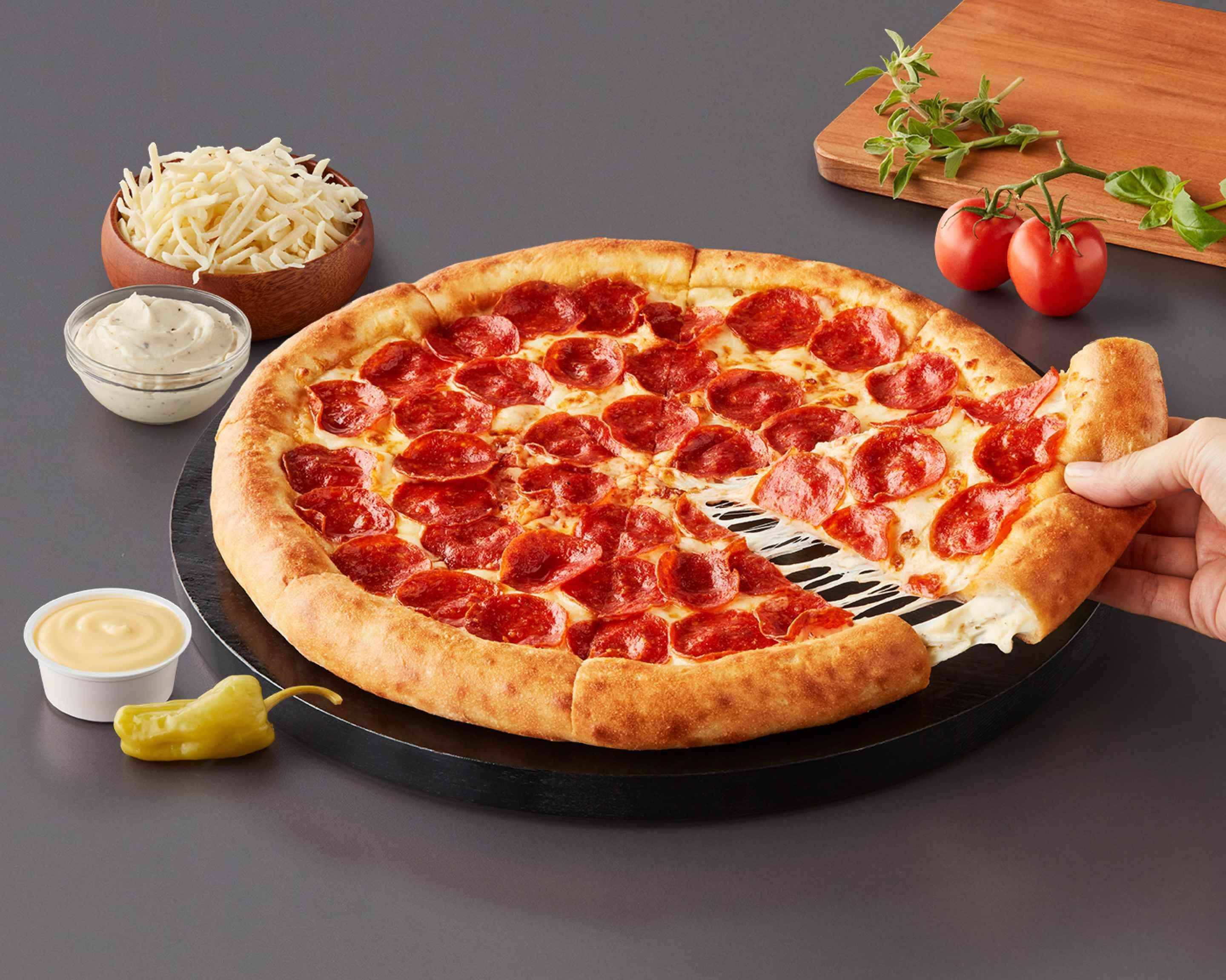Order cheesy stuffed crust pizza Menu Delivery【Menu & Prices