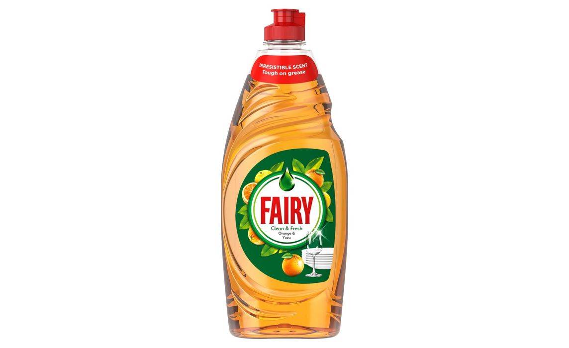 Fairy Clean & Fresh Washing Up Liquid Orange 654ml (404808)