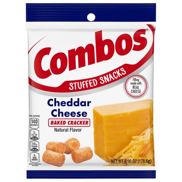 Combos Cheddar Cheese Cracker 6.3oz