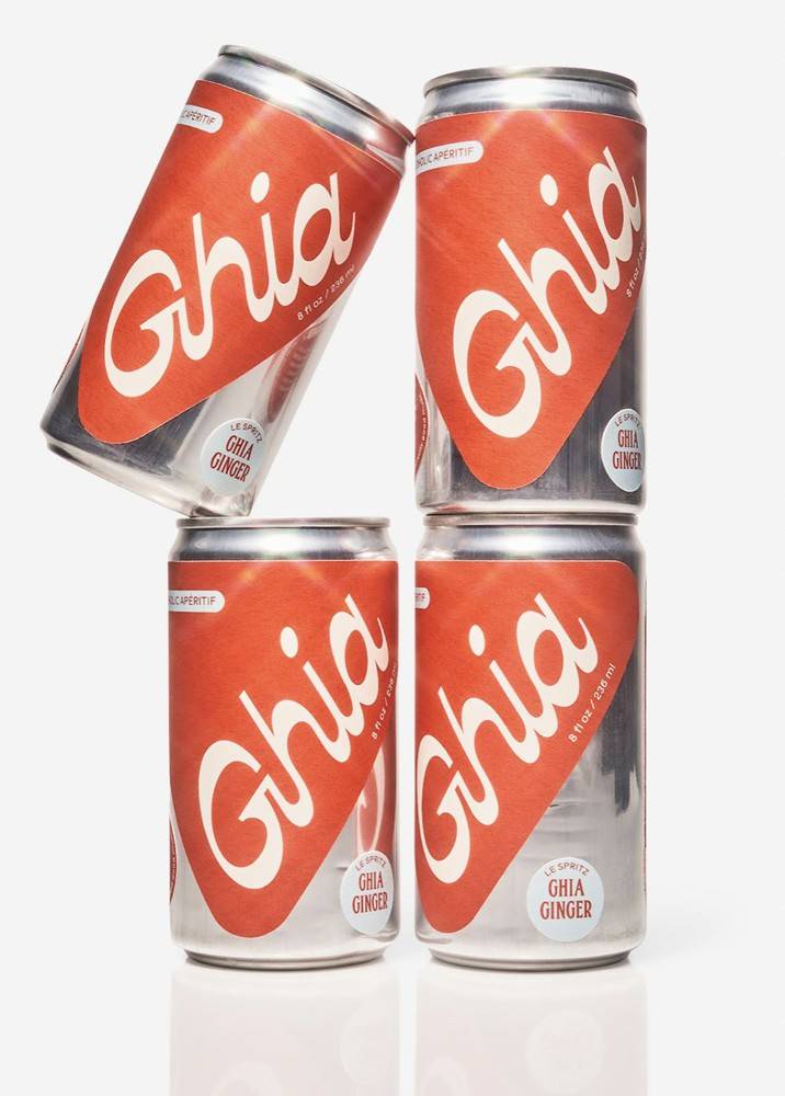 Ghia Le Spritz Non Alcoholic Ginger Beer (4 x 8.38 oz)