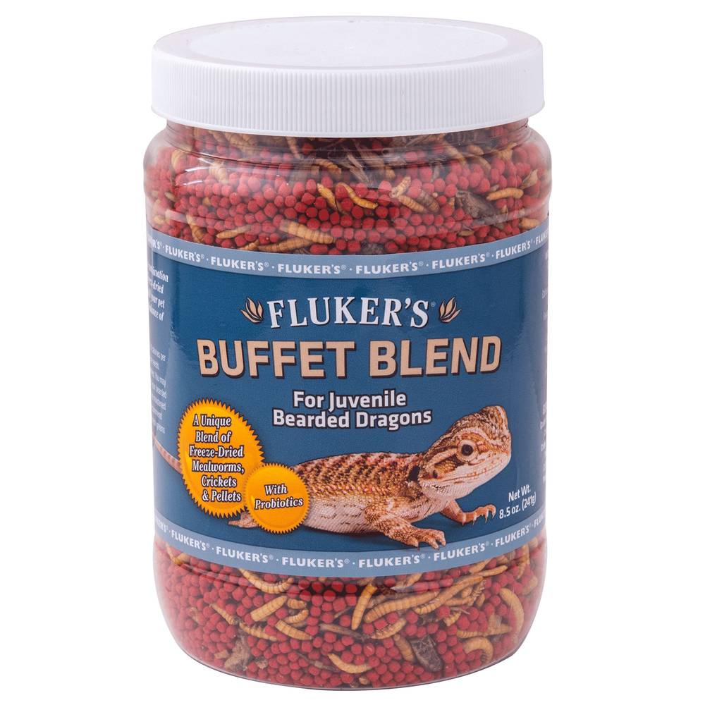 Fluker's Buffet Blend For Bearded Dragons Food (8.5oz)