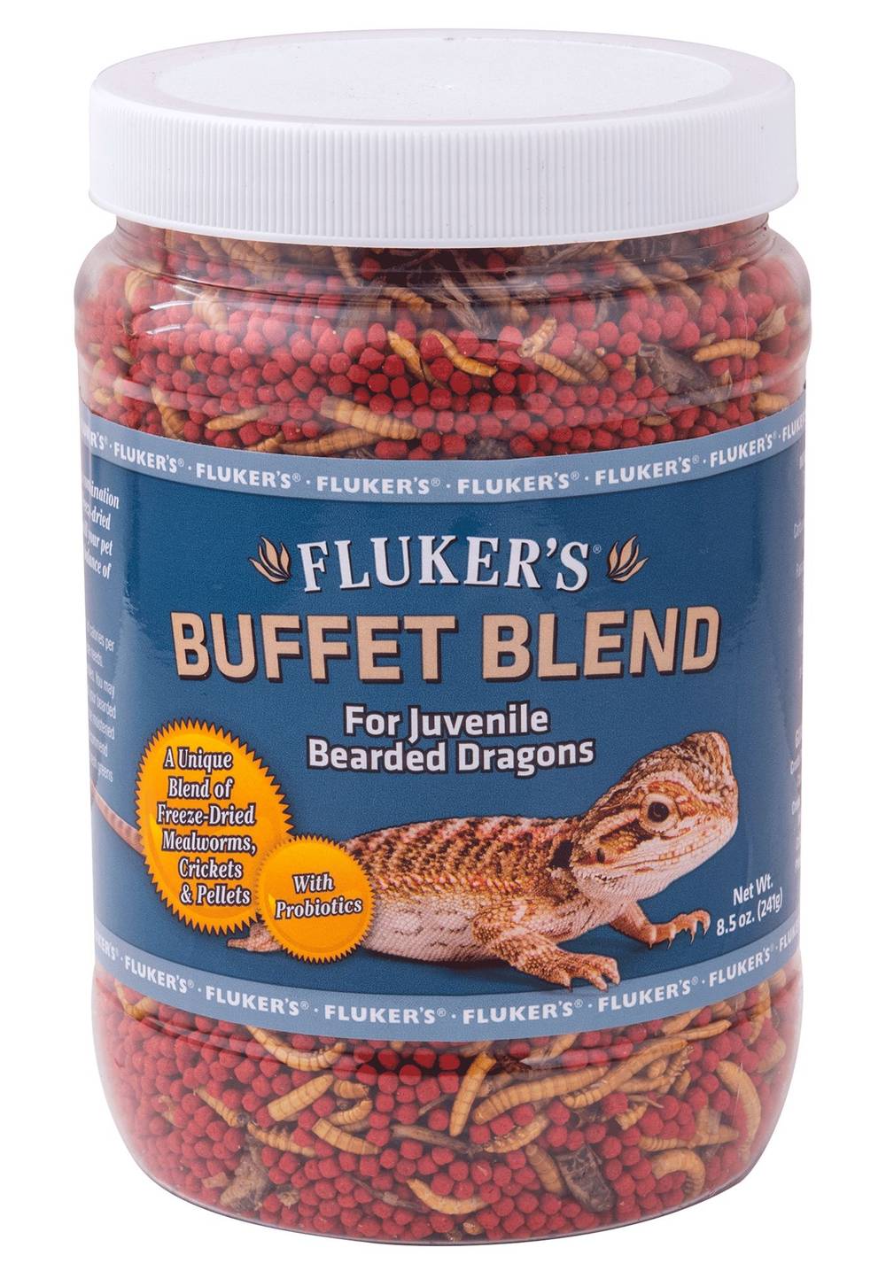 Fluker's Buffet Blend For Bearded Dragons Food (8.5 oz)